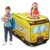 Pop Up Play Tent for Kids – My First Foldable Indoor & Outdoor Playhouse Vehicle Toys for Toddlers, Boys and Girls (School Bus)