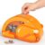 Pordi Wooden Piggy Bank for Kids, Clear Window, Bell Sound