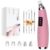 Pore Vacuum Blackhead Remover – Pore Extractor with 5 Attachments & 3 Suction Levels – Blackhead Remover Tools for Women and Men (Pink)