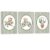 Pormipone Teddy Bear Canvas Wall Art 3 Piece 16×24 Inch Nursery Decor