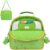 Portable Bag Compatible with Leapfrog LeapStart 3D Interactive Learning System for LeapFrog 2-in-1 LeapTop Touch for LeapFrog Scout and Violet 100 Words Book and Storage for 5-6 Books (Case only)Green