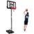 Portable Basketball Hoop System, 5.2-10 ft Height Adjustable Basketball Goal for Kids, Youth, and Adults, 44″ Shatterproof Backboard, Rust-Resistant Steel Pole, Easy to Move with Wheels, for Outdoor B