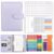 Portable Binder Budget Kit Journal Notebook A6 Binder Notepad Refillable