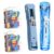 Portable Binder Clip Stapler- Includes 58 Reusable Clips Reusable Portable Paper Clam Clip Dispenser Push Binder Clips for Desktop Document Home School Desk
