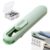 Portable Binder Clip Stapler with 50 Reusable Push Clips, Staple Free Document Binding Tool