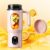 Portable Blender, 580ML USB C Rechargeable Portable Juicer Cup, 12 Blades Mini Smoothie Shake Maker with Digital Battery Display，Pink