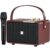 Portable Bluetooth Speaker 240W Peak Power Wireless Speaker Loud (Burgundy)