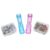 Portable Document Clamp Dispenser Mini Binder Clip Stapler