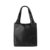 Portable Foldable Tote Bag , Large With Inner Zip Pocket , Black , Black