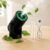 Portable Mini Humidifier with 2 Mist Modes, 220ml USB Cool Mist Humidifier, Adjustable-Angle Nozzle, Colorful Night Light, Quiet Personal Desk Humidifier for Bedroom, Office, Car and Travel, Black