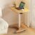 Portable Pneumatic Lift Table, Mobile Standing Desk with Foldable Design, Lightweight Podium Stand with Alloy Lift Column and Wheels for Easy Mobility