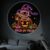 Portable Projector Lamp USB Powered Halloween Mummy Holding Pumpkin Lantern with Bat Star Candy and Trick or Treat Theme