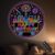 Portable Projector Lamp USB Powered Science Lab Happy Birthday Party with Test Tubes Beakers Stars Fireworks