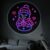 Portable Projector Lamp USB Powered Snowman Neon Art with Hearts Stars Steam Cup for Festive Winter Ambiance