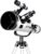 Portable Refractor Telescope telescopes for Adults Astronomy Telescope for Kids and Beginners with Tripod telescopes for Astronomy (Color : Package 3) (Package 1)