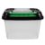 Portable Reptile Tank with Lid Plastic Terrarium for Home