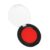 Portable Round Ink Pad for Stamps, Mini Red PVC Reusable Tool