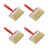 Portable Sturdy Stain Brushes for Varnish Solvent Paints Wood Oil Application Ergonomic Handle Designs Wall Brushes