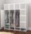 Portable Wardrobe Plastic Modular Cube Foldable Shoe Storage Cabinet Organizer Shelf For Hallway Bedroom Entrance Shoe Rack Shelf For Clothes Shoes Toys,111x47x147cm