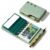 Portable Watercolor Sketchbook Set – 100% Cotton 5.1×3.0 Inch Hot Press 20 Sheets Binder Art Journal with 18-Well Ceramic Paint Palette & Travel Watercolor Brushes for Artists Outdoor Painting