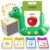 Portuguese and English Talking Flash Cards for Kids, 510 Words, Dino Shaped