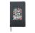 Positive Affirmations Motivational Self-Esteem Quotes Women Hardcover Journal, Black