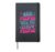 Positive Kindness Pride Therapy Teacher Leader Inspirational Hardcover Journal, Black