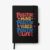 Positive Mind Positive Vibes Positive Life Hardcover Lined Notebook, Black