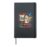 Possum Artist Painting Art Colorful Opossum Painter Hardcover Journal, Black