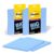 Post-it Super Sticky Big Notes, 8 in. x 8 in., Extra Large Sticky Notes Washed Denim, 2 Pads, 60 Sheets Total, Great for Vision Boards, Creative Projects, Study Spaces, Group Brainstorming, and More