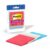 Post-it Super Sticky Notes, 3 Sticky Note Pads, 3 x 3 in., School Supplies, Office Products, 2X the Sticking Power, Red, White, Blue (Pack of 6)