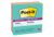 Post-it Super Sticky Notes, 4 x 4 in, Supernova Neons, 4 Lined Pads