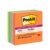 Post-it Super Sticky Notes, 5 Sticky Note Pads, 3 x 3 in., School Supplies for Students, Ideal for Textbooks, Notebooks, Walls and Vertical Surfaces, Energy Boost Collection