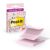 Post-it Super Sticky Pop-up Notes, 3 in x 3 in (76 mm x 76 mm), Pink Salt, 1 Pad with 90 Sheets in Portable Pop-up Dispenser for Reminders, Calendars, to-Do Lists at Home, School, Office