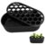 Poswoter 3D Printed Hydroponic Scallion Planter, 18 Pods Scallion Water Growing System, Soilless Hydroponic Herb Planter for Kitchen Countertop, Black
