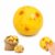 Potato Squishy Handmade, Crunchy Potato Squishy Stress Ball with Bead Filling, Realistic Food Sensory Toy, Shapeable Squeeze Toy for Stress Relief, Soft TPR Fidget Toy for Adults (1, Golden, 2 inch)
