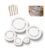 Pottery Foot Ring Clay Base Aligner for Ceramic, Multi Size Pottery Tools for Clay Ceramics Bowls Mugs, Bonus Mini Pottery Trimming Knife Set for Pottery Clay Craft