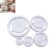 Pottery Foot Ring Tool – Ceramic Clay Base Aligner and Shaping Guide (White)