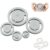 Pottery Foot Ring Tool Clay Base Aligner for Ceramic, Clay Base Maker Press, Even Foot Press, Wheel Throwing Aid, Bowls & Cups Use，1*Set Grey