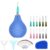 Pottery Tool Set for Slip Trailing, Precision Tip Applicator Bottle, Metal Needle Tip Squeeze Bottles with Connector, Funnel and Scraper, Lightweight Applicator Set for Ceramic and Clay Art