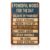 Powerful Words for The Day Posters – Inspirational Metal Tin Sign Wall Art Positive Quotes Home Gym Office Classroom Decor Durable Rustic 8″*12″”