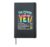 Power Of Yet Teacher Kindness Growth Mindset Inspirational Hardcover Journal, Black