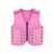 Power WearHouse Compression Vest for Kids, Black and Pink, Front Zipper, Soft Neoprene (L)