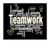 POWTAXBJGD Entrepreneur Office Decor Canvas Wall-Art Motivational Poster Teamwork Inspirational Quotes for Home Bedroom Ready to Hang(Unframed,16x24inch(40x60cm))