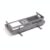 PP Plastic Shower Rod Caddy, Durable Hanging Organizer for Bathroom Toiletries, No-Drill Storage Solution for Shampoo and Soap