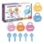 Ppsfege Early Learning Educational Toy Border Fine Motor Skills Trainer Alphabet Matching Lock Game Baby Brain Development Puzzle Key Set for Toddlers Preschool Activity (Blue, 13X21X3.5CM)