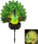 Ppsfege Elegant Garden Lamp Stake for Outdoor Ground Luzer Standing Light Enhancing Patio Yard with Construction (Yellow, 30CM)