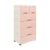 PP Storage Cabinet 6 Drawer Organizer Rolling Tower for Bedroom