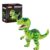 PQKIE Dinosaur Velociraptor Micro Mini Building Set,1457 Pcs Dinosaur Toy Building Set for Kids,STEM Dinosaur Educational Building Kit,DIY Prehistoric Animal Home Decor Gift for Adults Teens Boys 8+