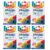 Prang Hygieia Chalk, Assorted, 12/Pack, Set of 6 Packs, 72 Sticks Total